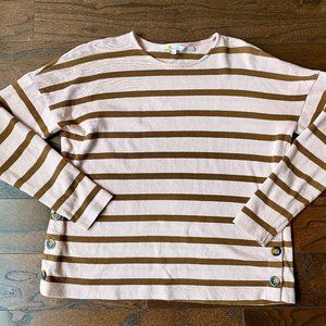 Boden Sophie Long Sleeve Breton Striped Top - Size US 8, UK12